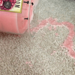 how to get wax stain out of carpet