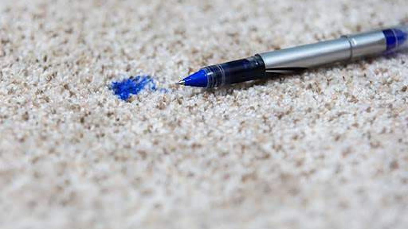 how to get ink out of carpet