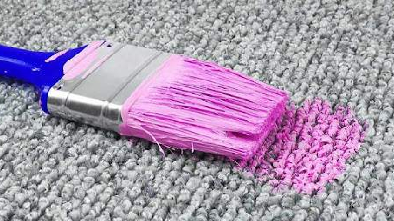 how to get paint off carpet