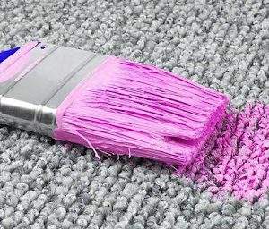 how to get paint off carpet